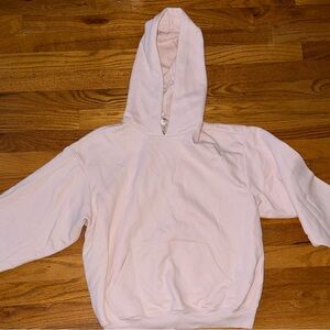 Skims Cotton Fleece Classic Pullover Light Pink Hoodie